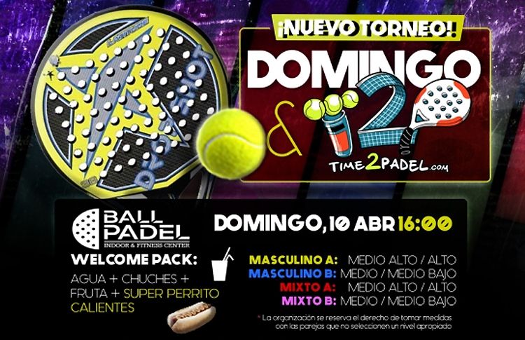 Poster del torneo BallPádel in Time2Padel