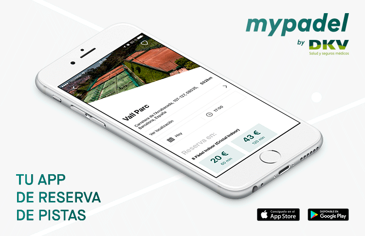Scopri l'app MyPadel di DKV Seguros