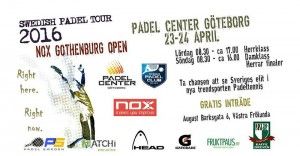 NOX närvarande på Swedish Padel Tour
