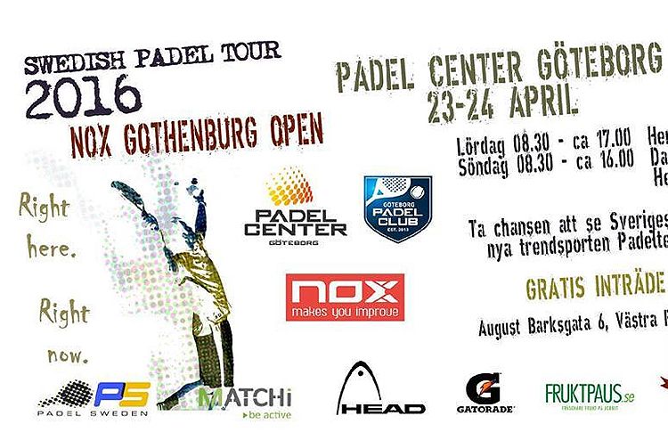 NOX presente en el Swedish Padel Tour