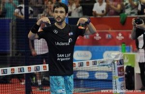 Sanyo Gutiérrez, en action au Estrella Damm Valencia Master