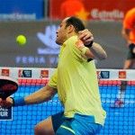 Seba Nerone, en acción en el Gijón Open