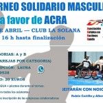 Torneo Acra: La solidaridad invadirá todos los rincones de La Solana