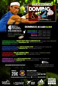 Cartel del Torneo de Time2Pádel en BallPádel