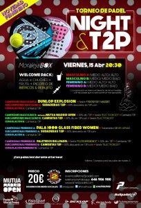 Poster van het Time2Pádel toernooi in Moraleja Box