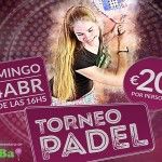 GET Indoor, listo para volver a vibrar con un domingo… ¡¡A Tope de Pádel!! Cartel del torneo de A Tope de Pádel en las pistas de GET Indoor