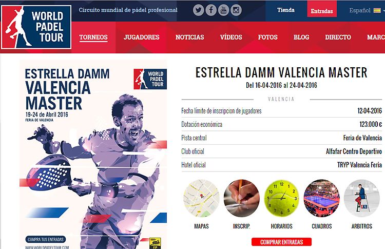 Juan Carlos Ferrero, Anabel Medina o Fabrice Pastor estarán en el Valencia Máster