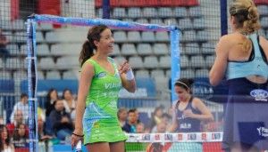 Alejandra Salazar-Marta Marrero, in action at Estrella Damm Las Rozas Open