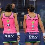 Mapi und Majo Sánchez Alayeto, in Aktion bei Estrella Damm Las Rozas Open
