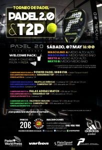 Affiche du tournoi Time2Pádel dans les courts de paddle 2.0