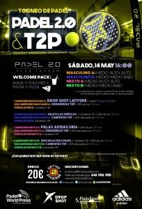 ملصق بطولة Time2Pádel في Pádel 2.0