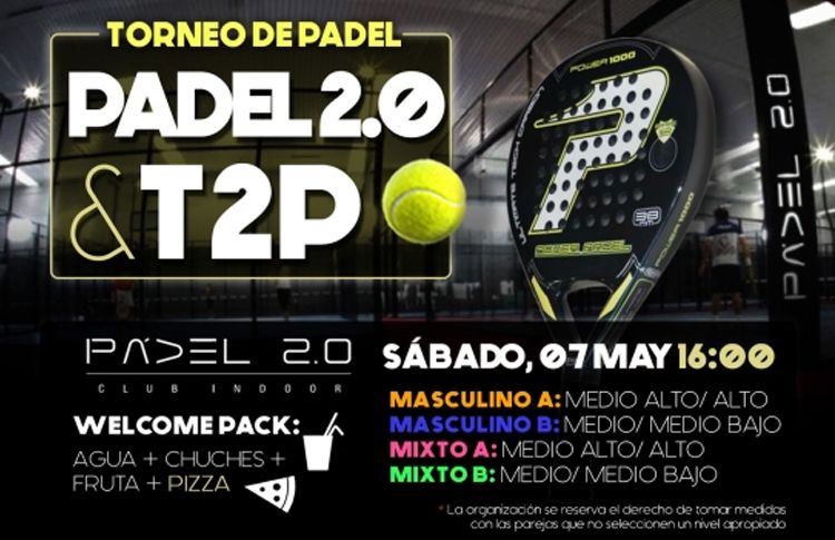 Poster des Time2Pádel Turniers in den Paddle Courts 2.0