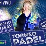 Cartel del Torneo de A Tope de Pádel en las pistas de Padel Sport Home