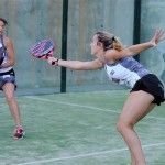 Cata Tenorio-Victoria Iglesias, en acción en el Estrella Damm Palma de Mallorca Open