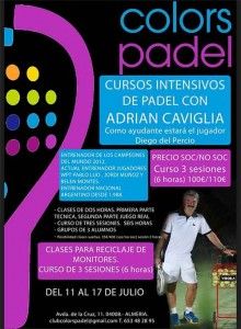 Adrián Caviglia will teach some courses with a lot of 'Colors'