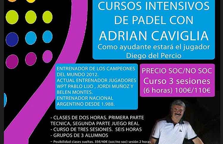 Adrián Caviglia kommer att undervisa i några kurser med många "färger"
