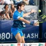 Javier Concepcion, en acción en el Lisboa Challenger