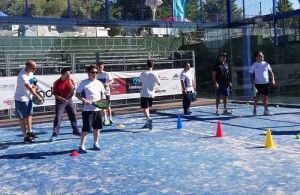 Icíar Montes y Agustín Gómez Silingo juegan su ‘partido’ más especial con los alumnos de ASPADO