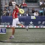 El Lisboa Challenger tendrá una final que promete emociones fuertes José Antonio García Diestro-Rubén Rivera, en acción en el Lisboa Challenger (World Pádel Tour)