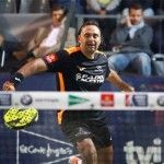 Godo Díaz, en acción en el Lisboa Challenger