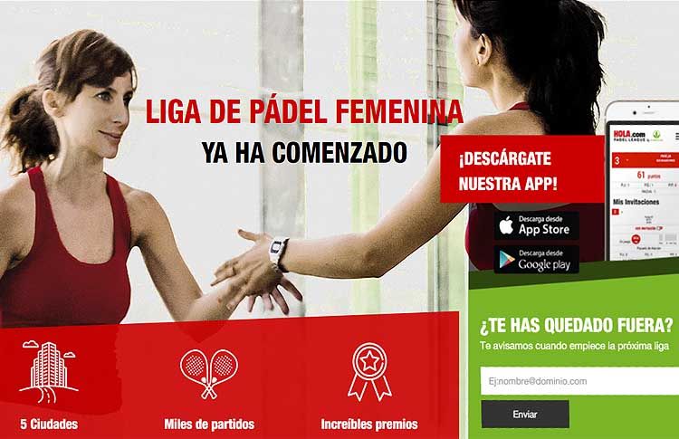 Hola Pádel League: Primeros datos de una competición pensada por y para la mujer