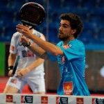 Juan Lebrón, en acción en el Estrella Damm Palma de Mallorca Open