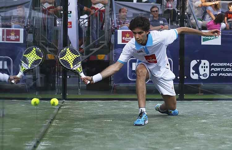 Maty Marina, en acción en el Lisboa Challenger