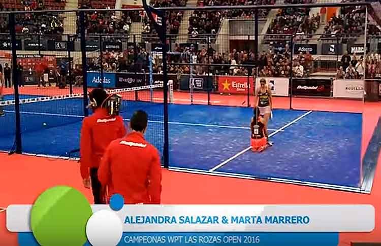 بالفيديو: هكذا احتفلت مارتا ماريرو وأليخاندرا سالازار بانتصارهما في لاس روزاس المفتوحة