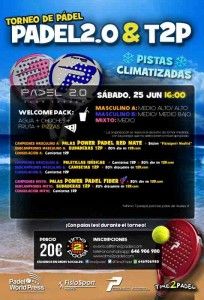 Poster of the Time2Pádel tournament in Padel2.0