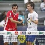 José Antonio García Diestro-Rubén Rivera, en acción en el Lisboa Challenger