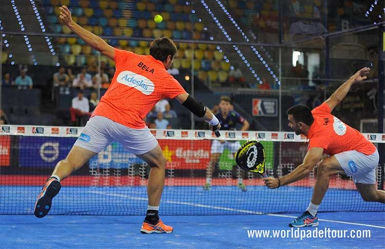 Fernando Belasteguín y Pablo Lima, en acción en el Gran Canaria Open