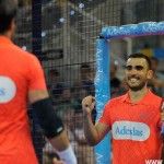 Fernando Belasteguín y Pablo Lima, en acción en el Gran Canaria Open