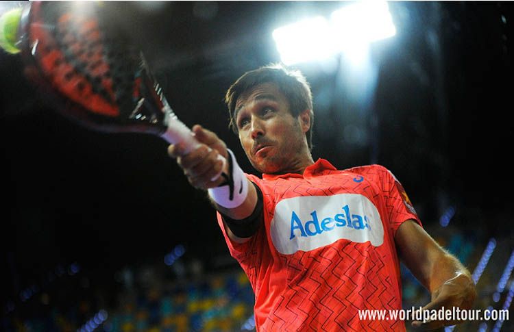 Fernando Belasteguín, en acción en el Gran Canaria Open