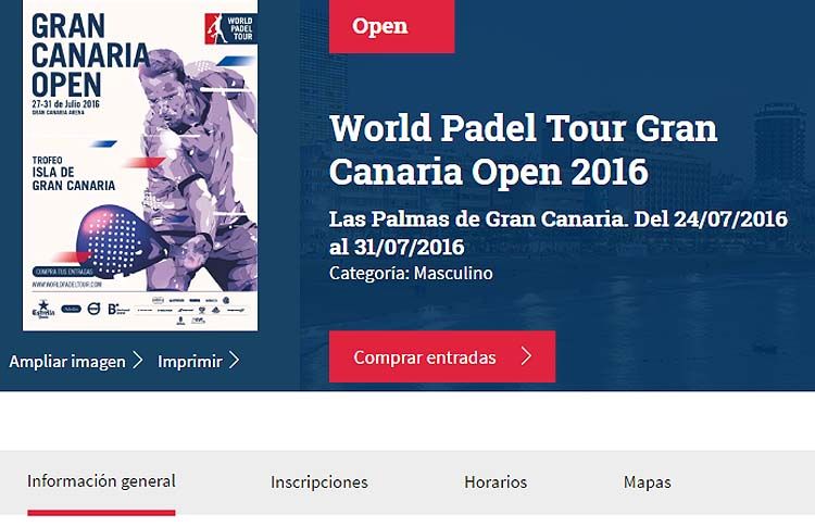 Un total de 60 duplas harán vibrar Gran Canaria con el mejor pádel del mundo