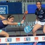 Eli Amatriain-Patty Llaguno, en acción en el Valladolid Open