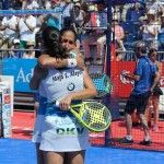 Algo más que una simple final femenina en el Valladolid Open Mapi y Majo Sánchez Alayeto, en acción en el Valladolid Open
