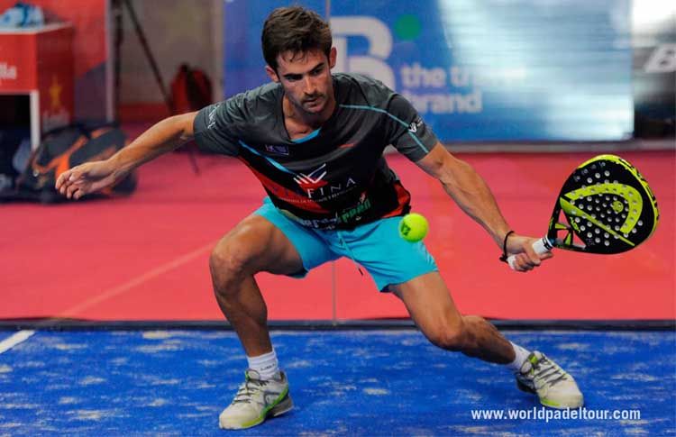 Gonzalo Rubio, en acción en el Joma Barcelona Challenger