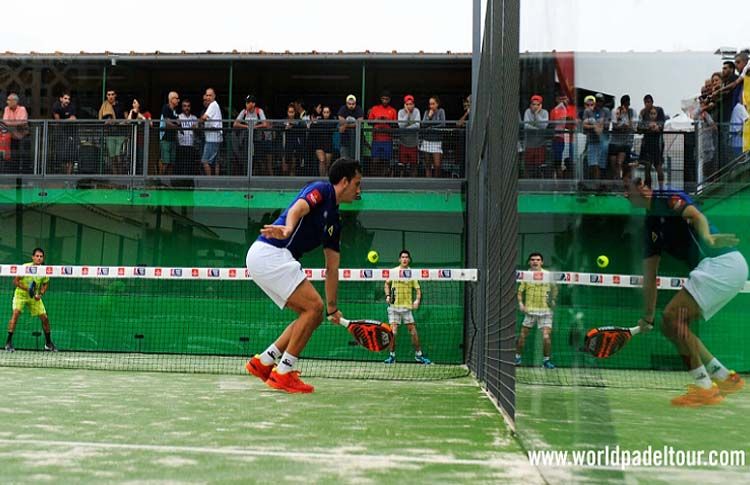 Juan Cruz Belluati, en acción en la Previa del Gran Canaria Open