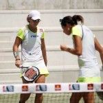 Lucia Sainz-Gemma Triay, in azione al Valladolid Open