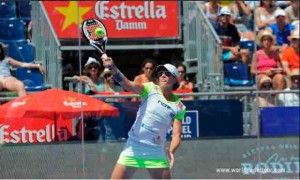 Lucia Sainz-Gemma Triay, en acción en el Valladolid Open