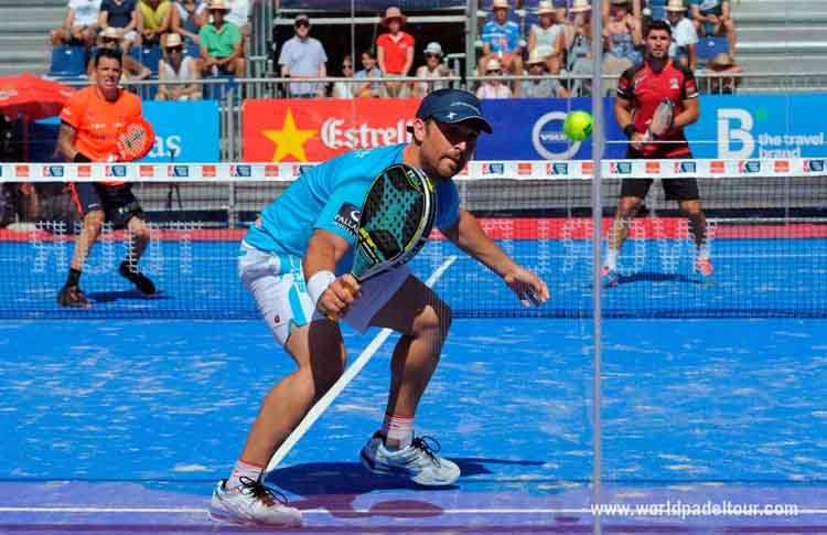 Matías Díaz, in azione al Valladolid Open