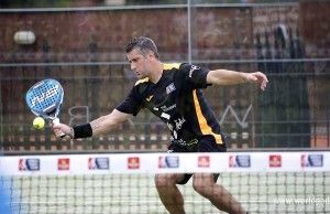 Matías Nicoletti, en action au Challenger Joma de Barcelone