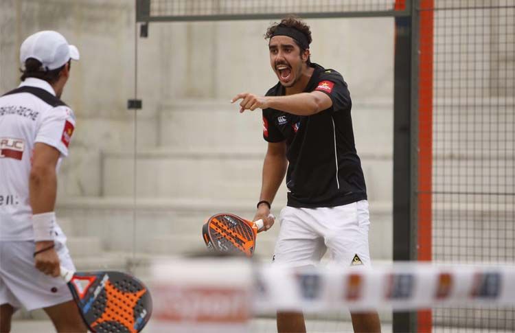 Martín Sánchez Piñeiro-Jaume Bergareche, en acció al Valladolid Open