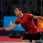 Fernando Poggi, en acción en el Gran Canaria Open (World Pádel Tour)