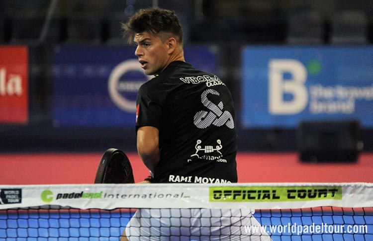 Ramiro Moyano, en acción en el Gran Canaria Open