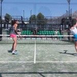 Marta Talaván, en acción en el Joma Barcelona Challenger