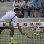 Germán Tamame y Andrés Britos, en acción en el Valladolid Open