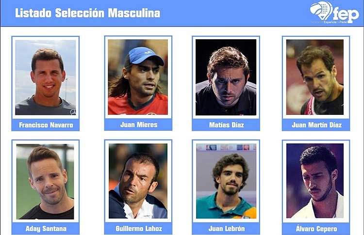 Selecció Espanyola Masculina per al Mundial de Lisboa