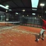 Valentin Asselain y su primer partido de pádel