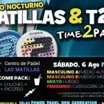 Affisch för Time2Pádel-turneringen i Las Matillas